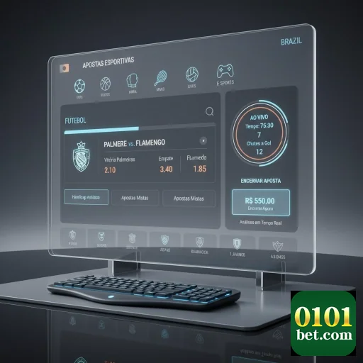 Jogador visualizando ofertas VIP no 0101bet em computador.