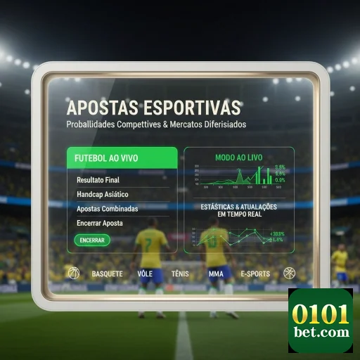 Plataforma de apostas ao vivo no 0101bet com estatísticas precisas.