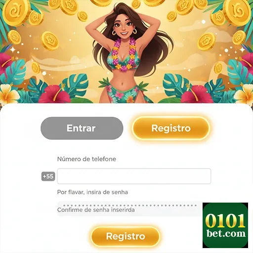 Tela de registro da 0101bet com ilustração atrativa.
