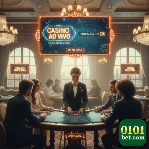 Atendimento VIP no cassino ao vivo da 0101bet.