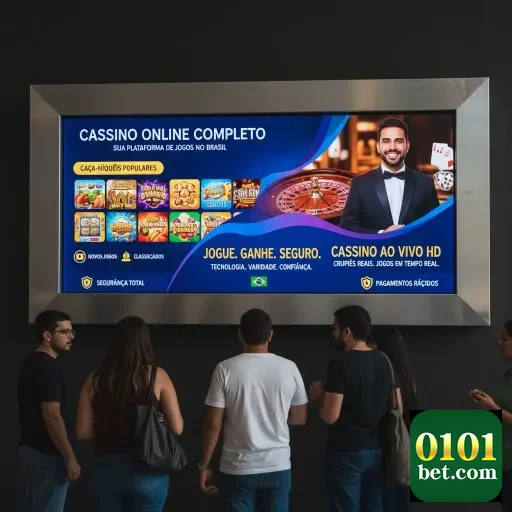 Tela do aplicativo 0101bet mostrando jogos de cassino online.