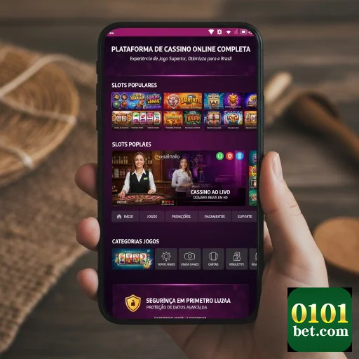 Ofertas VIP no 0101bet com destaque para slots e cassino ao vivo.