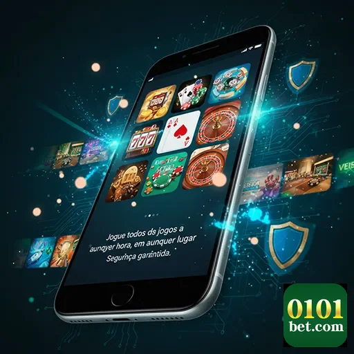Tela de celular mostrando jogos VIP disponíveis na 0101bet.
